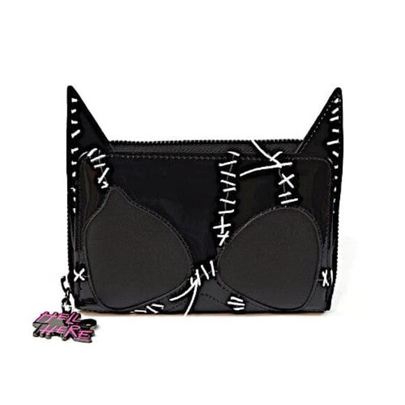 Loungefly Batman Catwoman Mini Backpack & Wallet - Exclusive Limited Edition NWT - Picture 3 of 7
